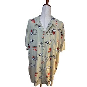 Peanuts‎ Motorsport Men's button down